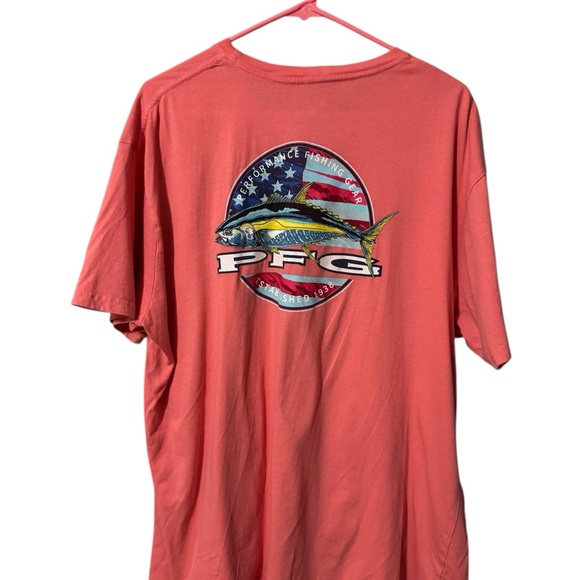 Columbia Other - 👏🏼Columbia PFG Men's Vibrant Coral Tee Size XL